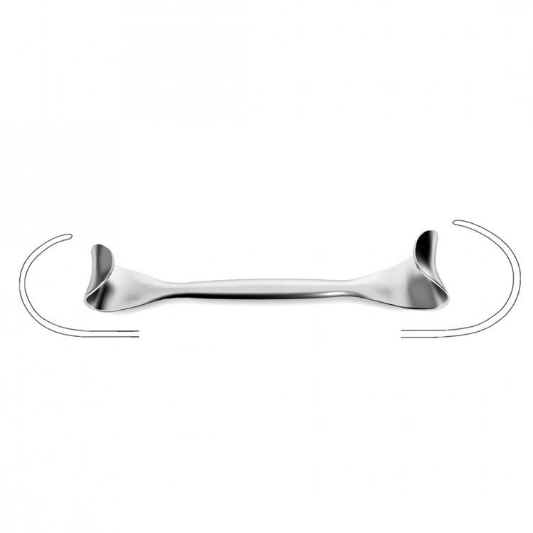 thumbnail image 2 of ODM Goelet Retractor 7.5 Inch - Double Ended Surgical Instrument, General Surgery 2 of 5