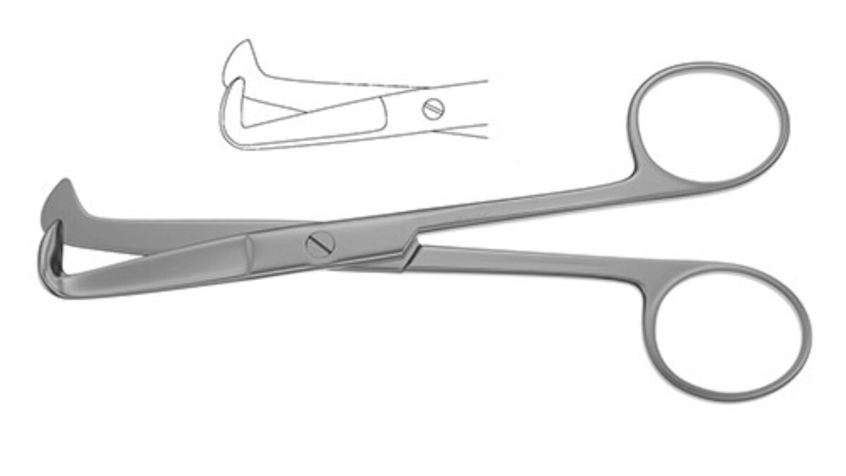 Surginstruments Gyno Umbilical Scissors – 4" Straight Sharp/Sharp – German Grade – Pakistan