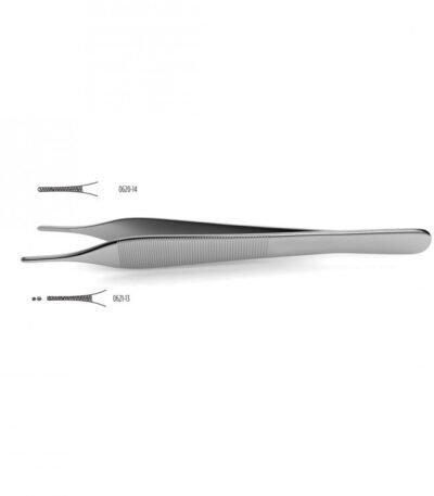 thumb forceps cross serrated tips - Surgi Right