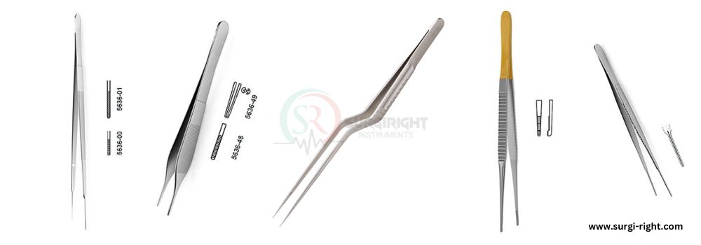 Cardiovascular Thumb Forcep Types - Surgi Right